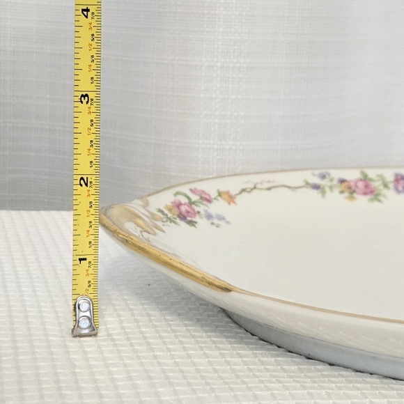 Vtg Haviland Oval Serving Platter Scleiger 190 Limoge Vine...